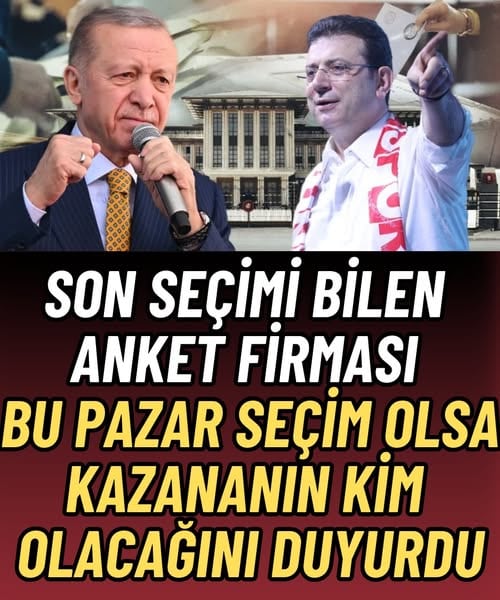 2028 Cumhurbaşkanlığı Seçimi Anket Sonuçları: İmamoğlu Mu Önde, Erdoğan Mı?