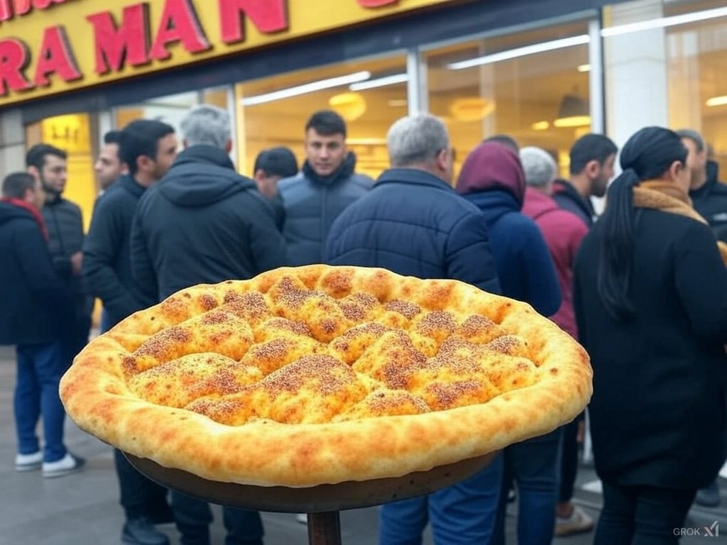 İstanbul’da Ramazan Bereketi: İlk Gün Pide Kuyrukları Gelenekleri Yaşatıyor!
