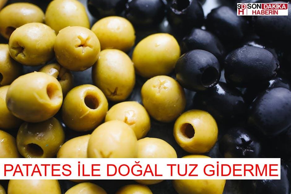 PATATES İLE DOĞAL TUZ GİDERME
