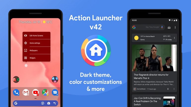 en güvenli Android launcher uygulamaları Action