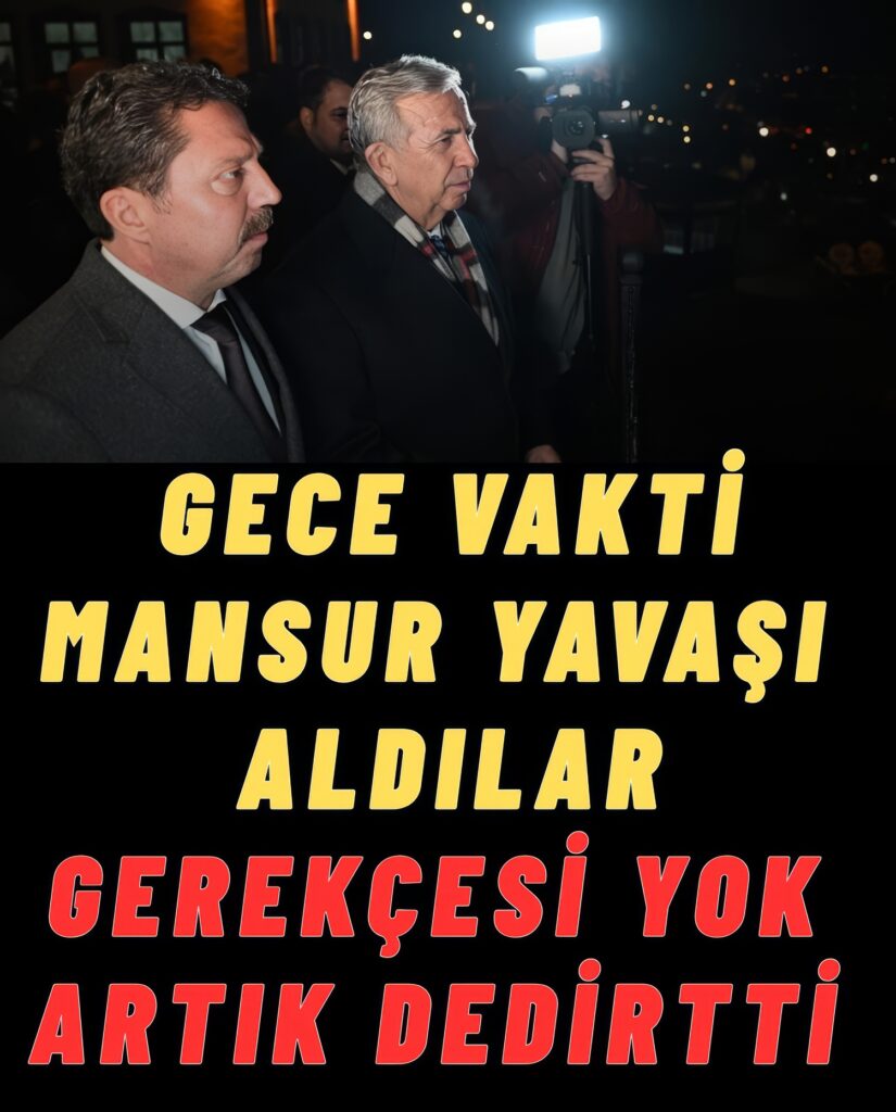 Mansur Yavaş Hakkında Soruşturma İzni Talebi