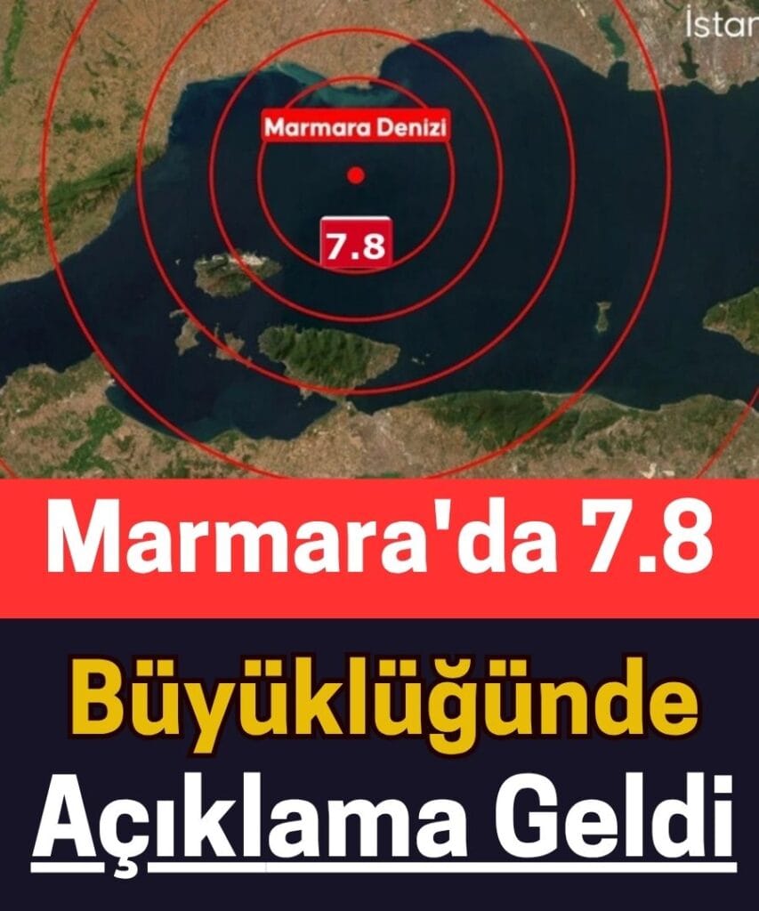 Marmara’da 7.8’lik Deprem Beklentisi Yanlış, Büyük Deprem Zaten Oldu
