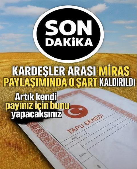 Noter Şartı Kalktı!