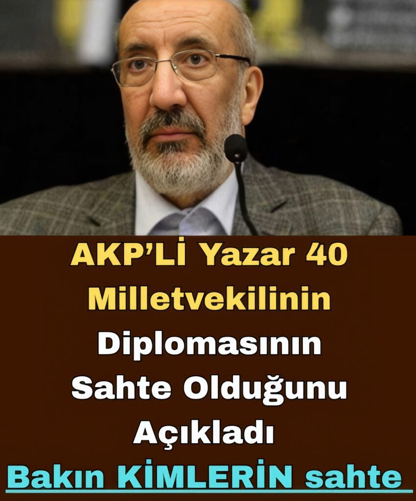 Abdurrahman Dilipak’tan Şok İddia