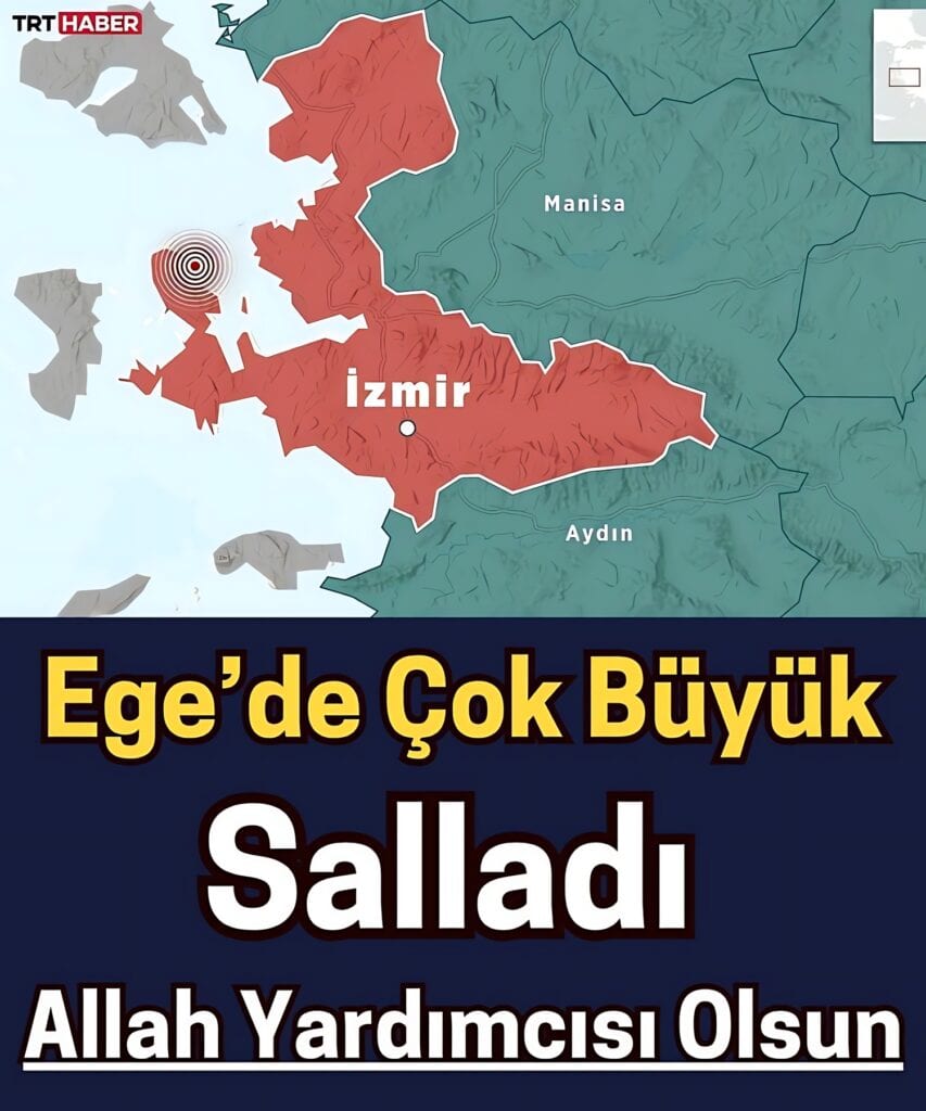 Ege Denizi’nde 3.5 Büyüklüğünde Deprem