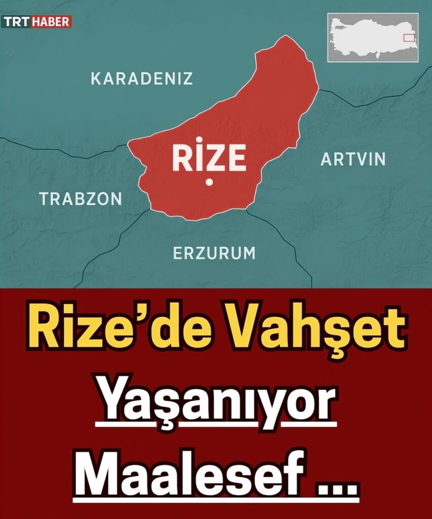 Rize’de Feci Kaza: Tır ile Otomobil Çarpıştı