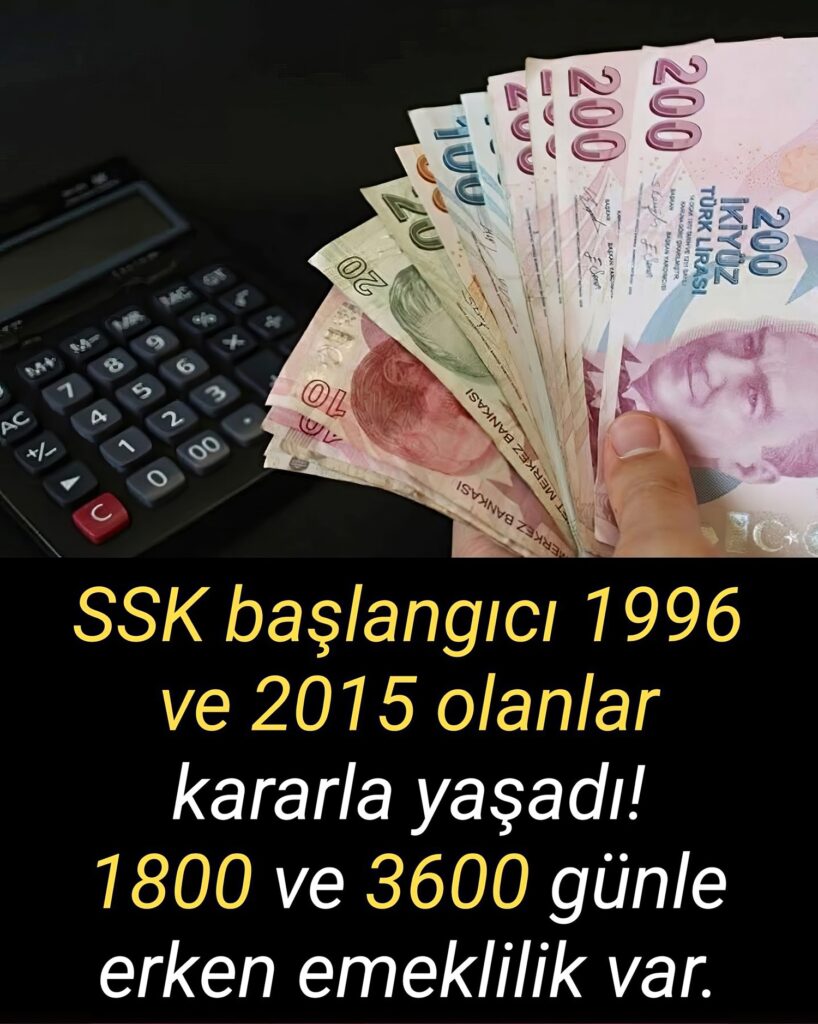 3600 Prim Günüyle Kısmi Emeklilik Hakkı Geliyor