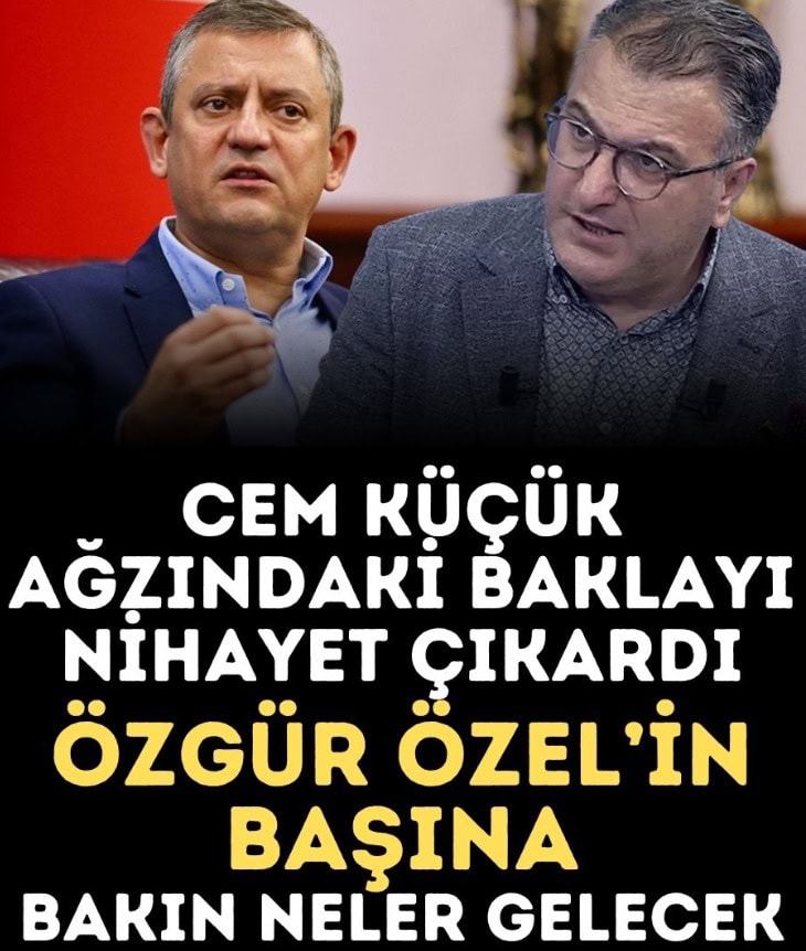 Gazeteci Cem Küçük’ten Dikkat Çeken İddia
