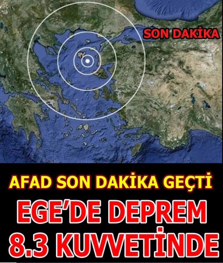 Muğla Açıklarında Peş Peşe Depremler