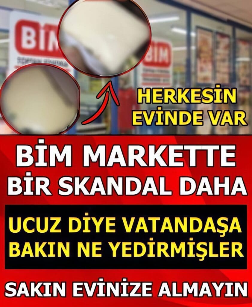 BİM’de Son Kullanma Tarihi Skandalı