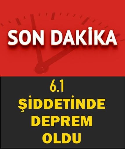 Kahramanmaraş’ta Deprem