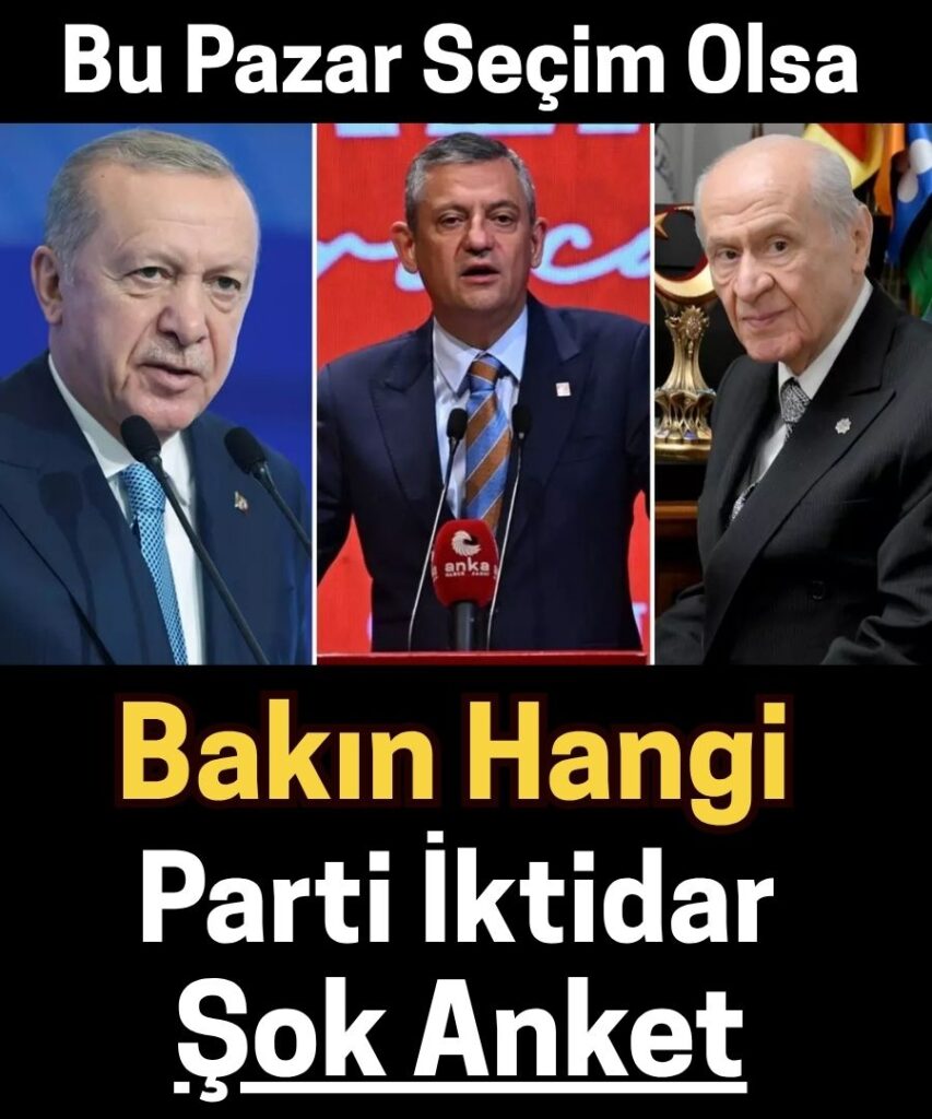 Ankette Kıran Kırana Yarış