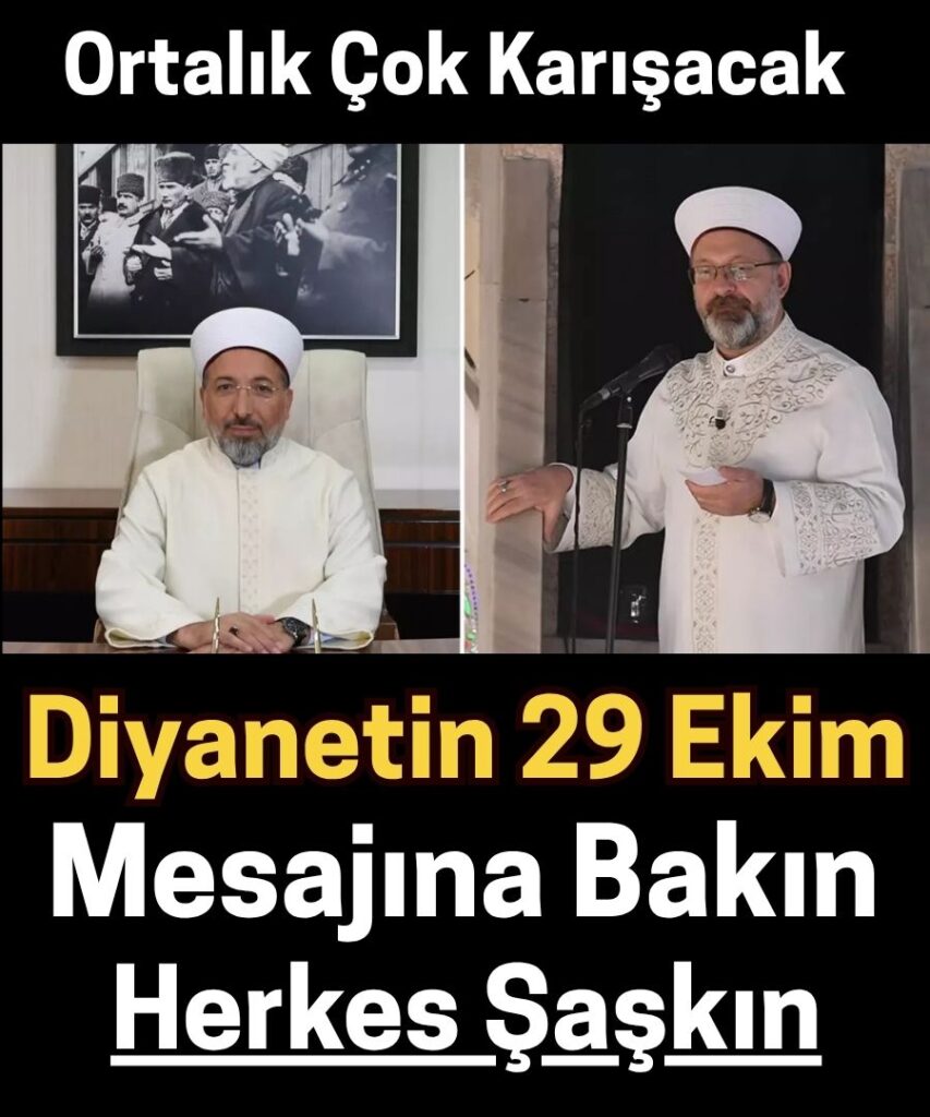 Diyanet İşleri Başkanlığı’ndan 29 Ekim Cumhuriyet Mesajı
