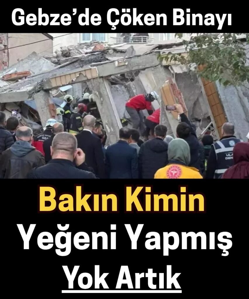 Gebze’de Çöken Binanın Eski Hali