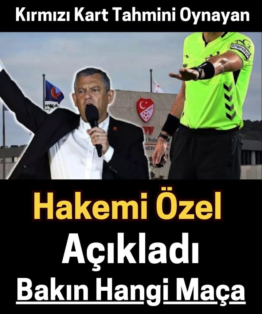 Özgür Özel’den Türk Futbolundaki Bahis Skandalına Bomba İddia