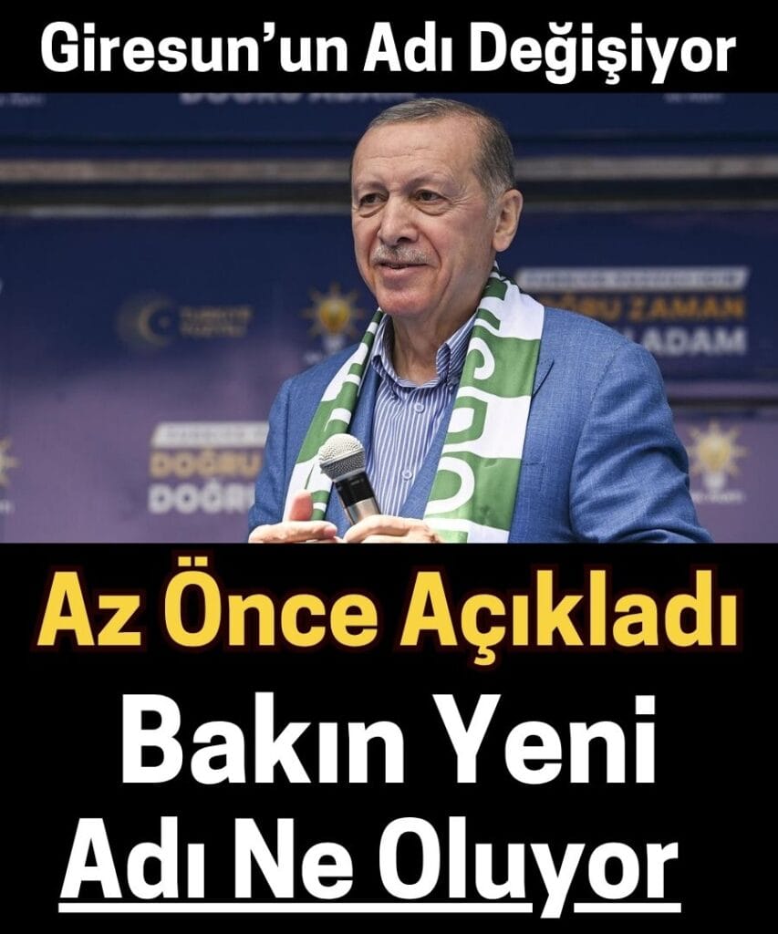 Giresun’un Adı mı Değişiyor?