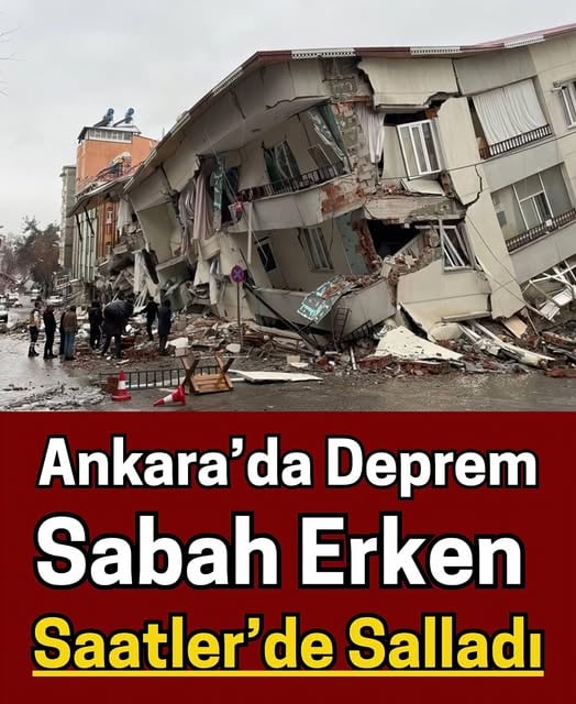 Balıkesir Sarsıntısının Ardından Başkent Ankara’da Deprem Paniği