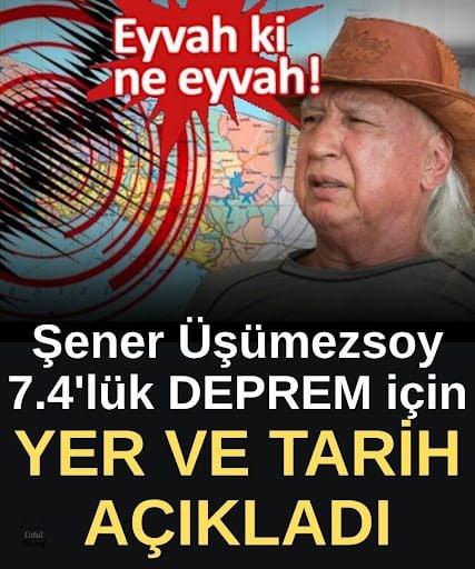 Şener Üşümezsoy’dan İstanbul Depremi Açıklaması