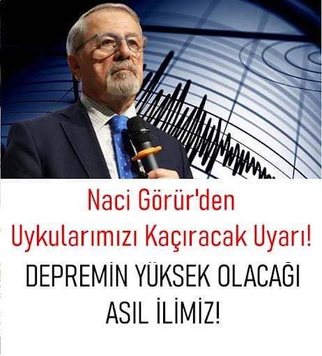 Prof. Dr. Naci Görür’den “Tesadüf Değil” Açıklaması
