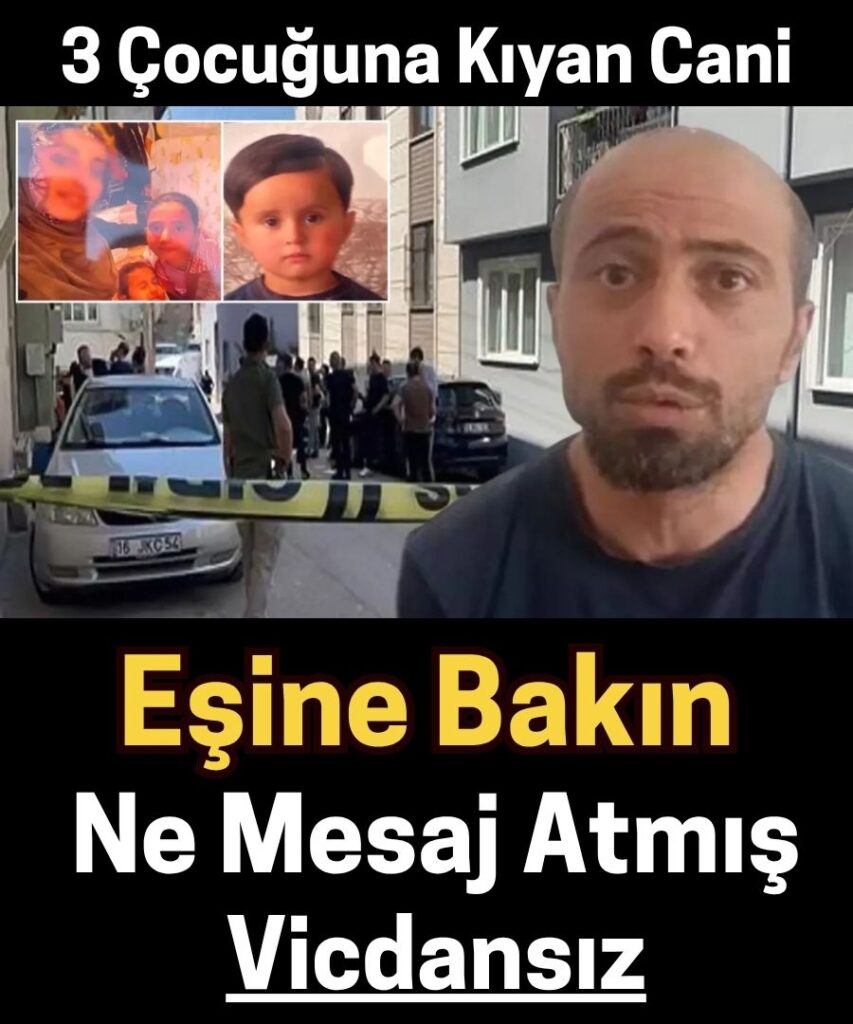 Çocuklarını Öldüren Babası Eşine