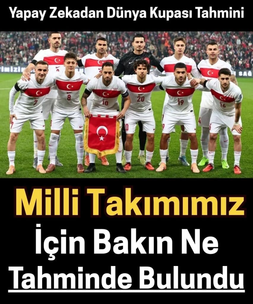 Yapay Zekadan 2026 Dünya Kupası Tahmini