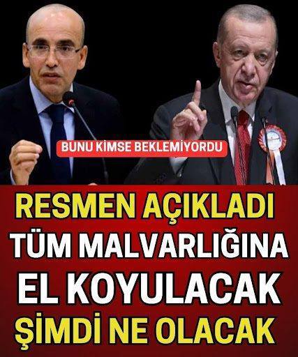 Tüm Mal Varlıklarına El Konulacak