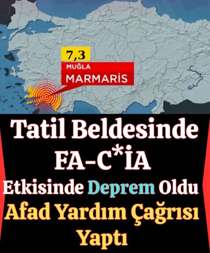 Muğla Açıklarında Korkutan Deprem
