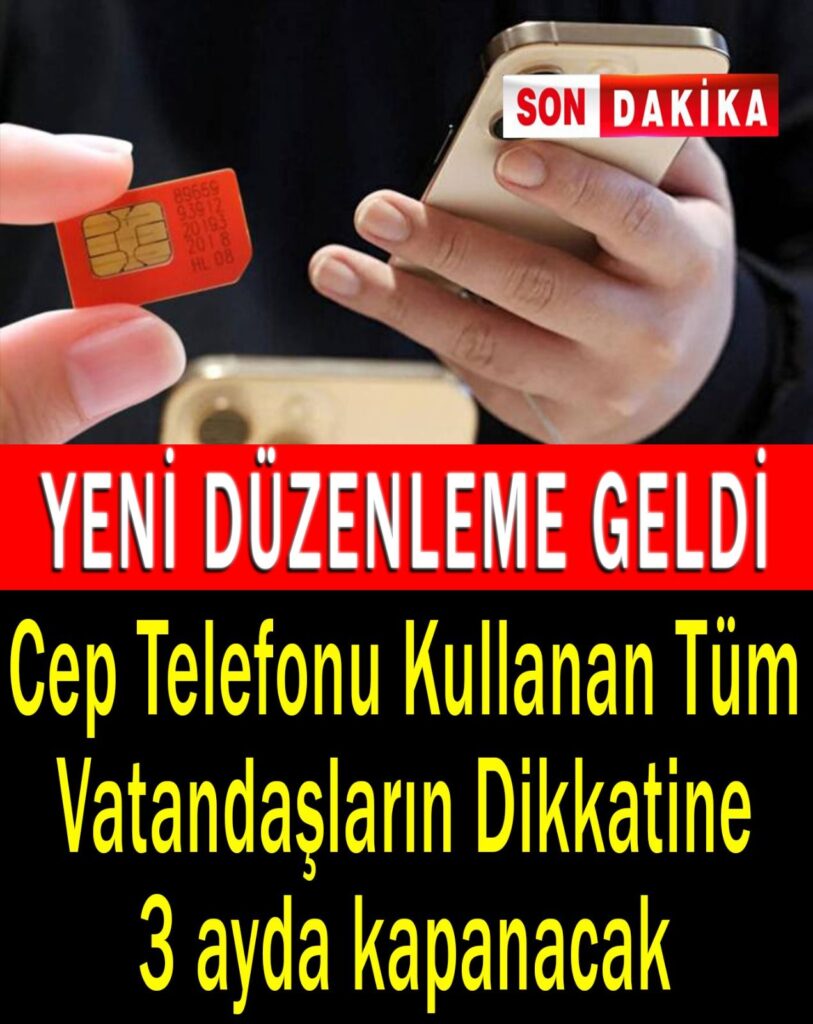3 Ay Kullanılmayan Hatlar Kapanacak
