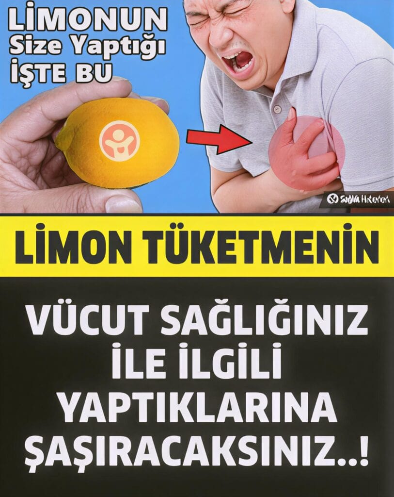 Limon Tüketmenin ve Limonlu Su
