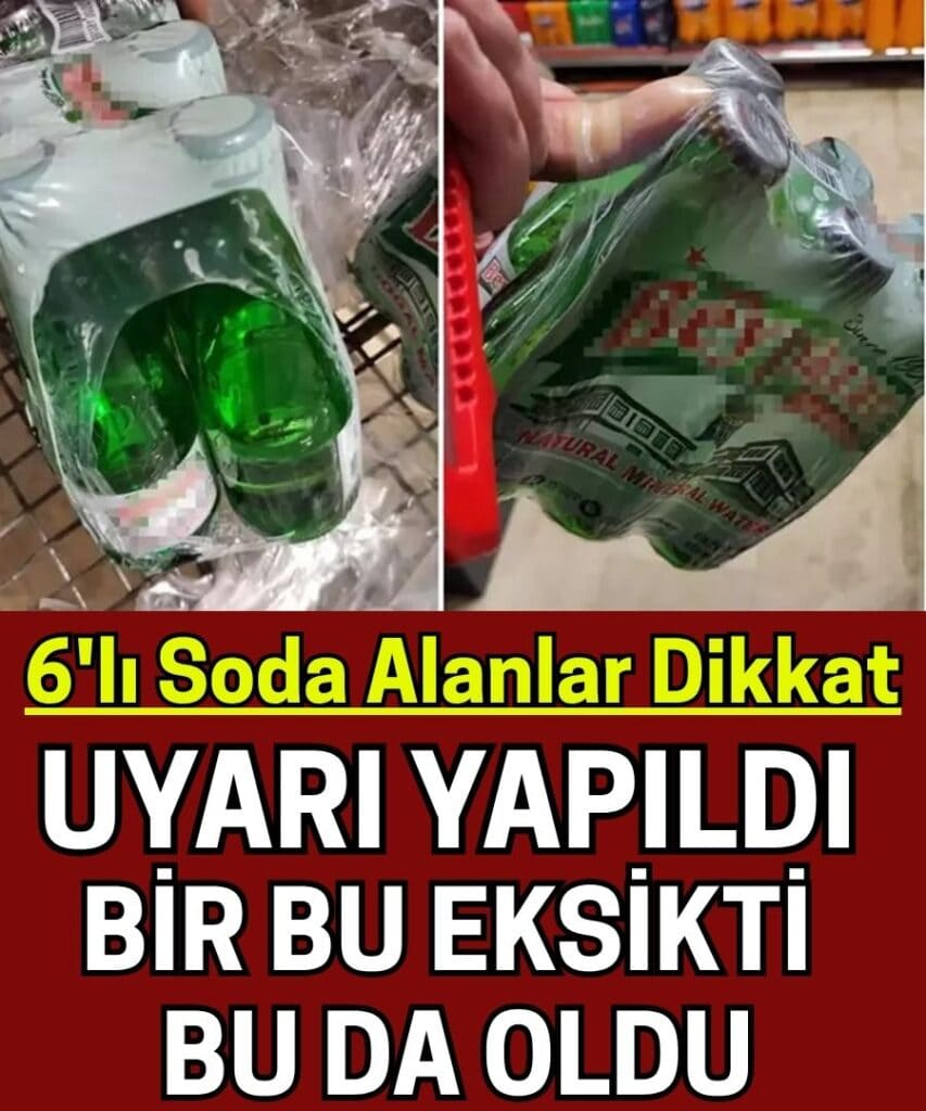 Marketten Alınan Maden Suyunda Kapak Şoku