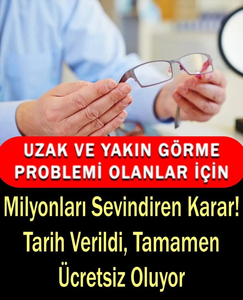 Gözlükte Devrim Niteliğinde Karar