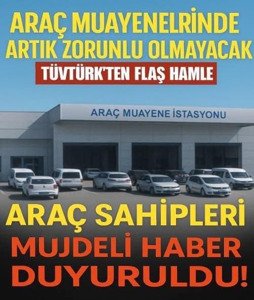 TÜVTÜRK’ten Araç Muayenelerinde Yeni Dönem