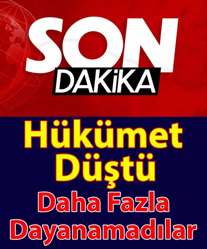 Başbakan İstifa Etti, Erken Seçim Yolda!
