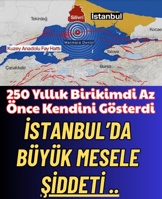 Deprem! Marmara Bölgesi Sallandı