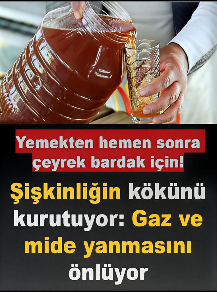 Sindirimi Anında Rahatlatan Basit Formül