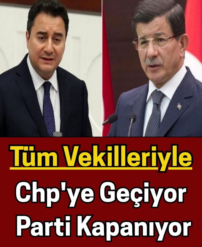 DEVA’dan İstifa Eden İki Vekil CHP’ye Katıldı!